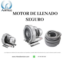 Motor de llenado seguro 1 hp