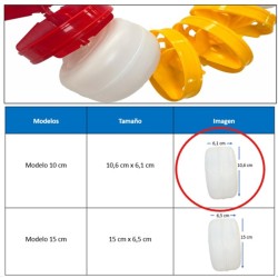 Pieza blanca Corchera flotador divisor  de carril de piscina de 10 cm x 6,1 cm