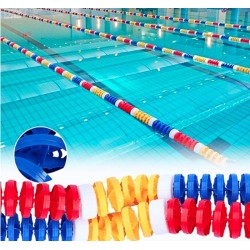 Corchera X metro suelto divisor de carril de piscina 15 cm x 6,8 cm (15 Unidades)