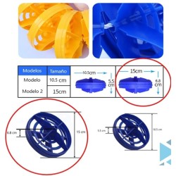 Corchera X metro suelto divisor de carril de piscina 15 cm x 6,8 cm (15 Unidades)