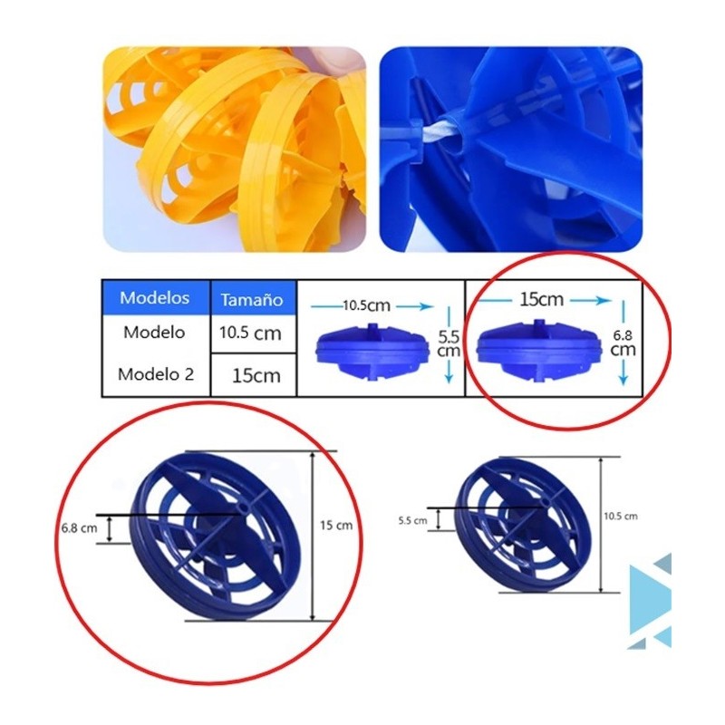 Corchera X metro suelto divisor de carril de piscina 15 cm x 6,8 cm (15 Unidades)