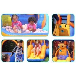 Inflable Rodadero Naranja Ref 63108
