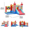 Castillo Inflable con Tobogán y Piscina | Diversión Segura para Niños