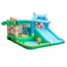 Castillo Inflable con Tobogán y Piscina | Diversión Segura para Niños