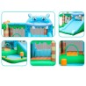 Castillo Inflable con Tobogán y Piscina | Diversión Segura para Niños