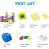 Castillo Inflable con Tobogán y Piscina | Diversión Segura para Niños
