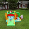 Castillo Inflable con Tobogán y Piscina | Diversión Segura para Niños