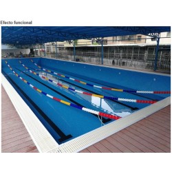 COPA DE ANCLAJE INCRUSTADA PARA SEPARADORES DE CARRILES DE  PISCINA