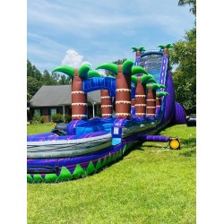 Tobogán Acuático Inflable Grande Cascada WS1040