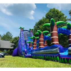 Tobogán Acuático Inflable Grande Cascada WS1040