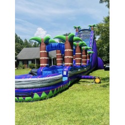 Tobogán Acuático Inflable Grande Cascada WS1040