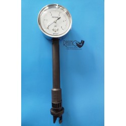 Manómetro de baja presión 0-3 PSI en acero inoxidable 304 | Precisión