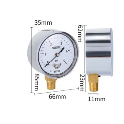 Manómetro -  Medidor de Presión  Para Inflables.