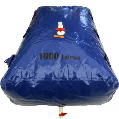 Tanque Água Flexível 1000L azul