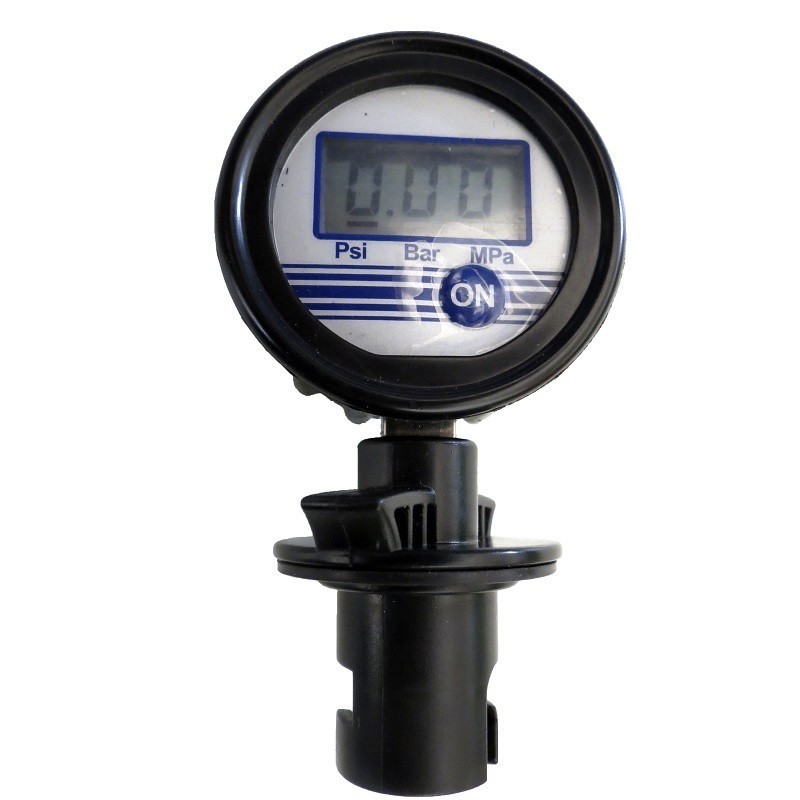 Inflatable pressure gauge