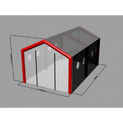 Heat-sealed insulation chamber 3x5m